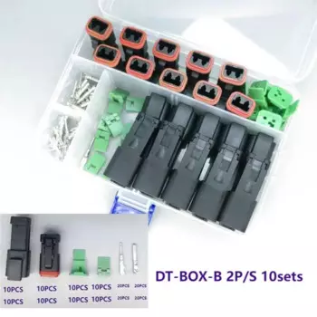 Разъем DT DT04/06-2 P/S 1,5 мм, водонепроницаемый автомобильный провод, немецкий комплект, штекер и гнездо