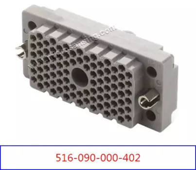 Разъем EDAC 516-090-000-402, гнездо панели шасси