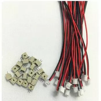 Разъем Micro Mini JST 1,25 мм, 2 контакта с проводом x 10 комплектов
