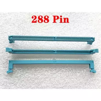 Разъем памяти 4-го поколения DDR4, 10 шт./лот, 288 контактов, для материнской платы ПК