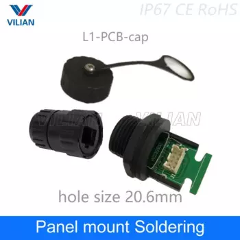 Разъем печатной платы M19 RJ45 PCB, монтажная панель, разъем Ethernet, сетевой кабель, прямая головка, пайка, 50 шт.