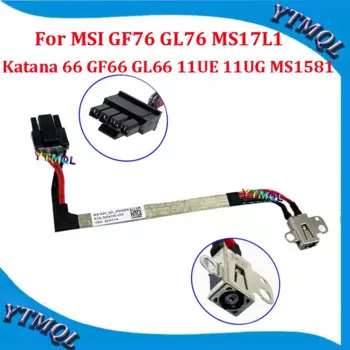 Разъем питания постоянного тока для MSI GF76 GL76 MS17L1 Katana 66 GF66 GL66 11UE 11UG MS1581, 10-100 шт.
