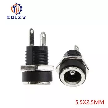Разъем питания постоянного тока DQLZV DC-022B 5.5x2.1/5.5x2.5 мм