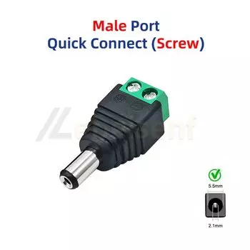 Разъем постоянного тока Lebeisenf DC5521 5,5*2,1 мм для светодиодной ленты