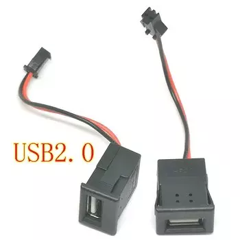 Разъем USB-A JCD для пайки