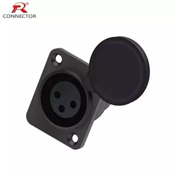 Разъем XLR R C1039 3-контактный черный