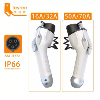 Разъем зарядного устройства feyree EV SAE J1772, Тип соединителя 1 16 А кВт 32 А 7 кВт для электромобиля, зарядная станция EVSE Wallbox