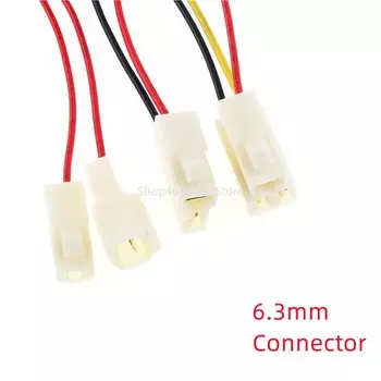 Разъемы 6.3mm 1/2/3/4/6 Pin для мотоцикла, электровелосипеда