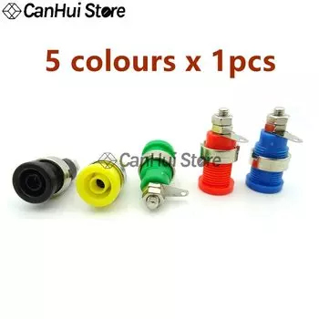 Разъемы banana 32A, 5 шт., 5 цветов