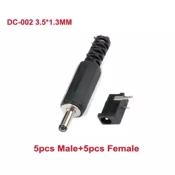 Разъемы DC-002 3,5*1,3 мм 10 шт