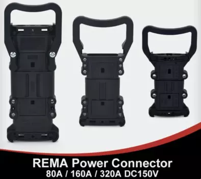Разъемы для аккумуляторов REMA, постоянный ток 150 в, 80 А, а, а, штекер и гнездо зарядного устройства для электрических поддонов