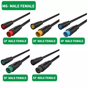 Разъемы для электровелосипедов Julet M6/M8 2/3/4/5/6P
