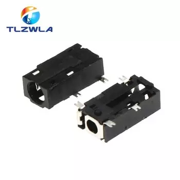 Разъем для наушников 3,5 мм, 20 шт., аудиоразъем PJ-381, разъем для наушников SMD, аудиоразъем