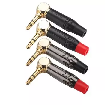 Разъемы для наушников R TC199+TC197 3,5 мм черные/красные