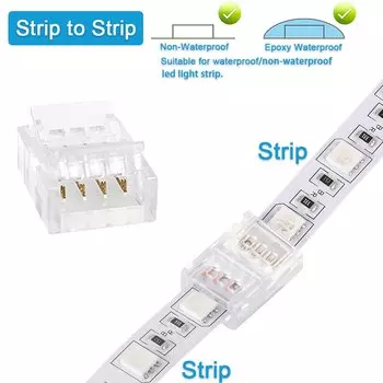 Разъемы для светодиодной ленты VBS 2 3 4 контакта 8 мм 10 мм