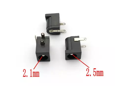 Разъемы для зарядного устройства с печатной платой, 1000 шт., 5,5 мм X 2,1 мм/2,5 мм