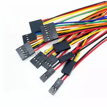 Разъемы Dupont 2.54 мм 2/3/4/5/6/7/8/9/10 PIN