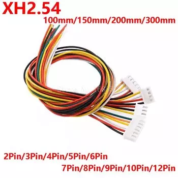 Разъемы JST XH2.54 2/3/4/5/6~12 контактов