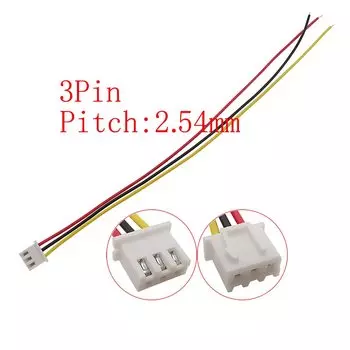 Разъемы LOCHEUK JST XH 2,54 мм 3-контактные 26AWG