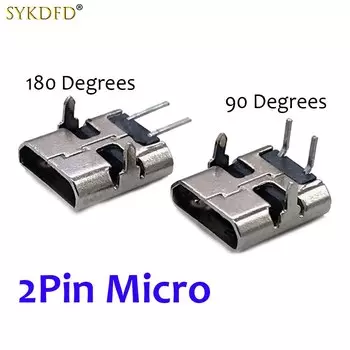 Разъемы Micro USB 2.0 SYKDFD 2Pin для зарядки телефона