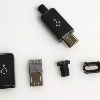 Разъемы Micro USB 4 Pin Pixiuonline 10 шт.