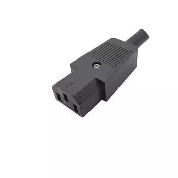 Разъемы питания IEC 320 C14 C13 черные