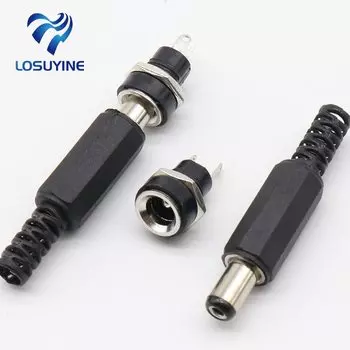 Разъемы питания постоянного тока LOSUYINE 5.5X2.1mm (10 шт.)