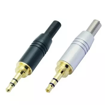 Разъемы R P1016 3,5 мм 3-полюсные черные/серебристые