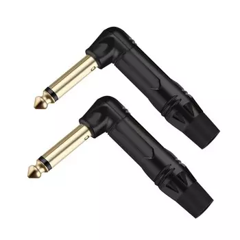 Разъемы R TC233 6,35 мм черные/красные