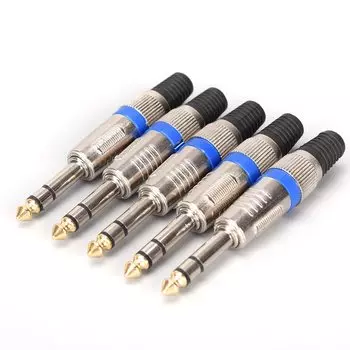 Разъемы RCA 6,35 мм, 5 шт.