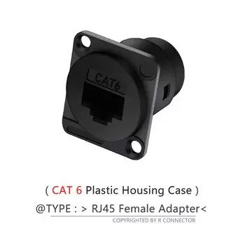 Разъем RJ45 D-типа R B1019 Cat.6