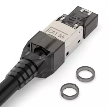 Разъемы RJ45 STP Cat6A CAT7 CAT8 10 Гбит/с, экранированные разъемы RJ45, переходник для ноутбуков, кабель локальной сети