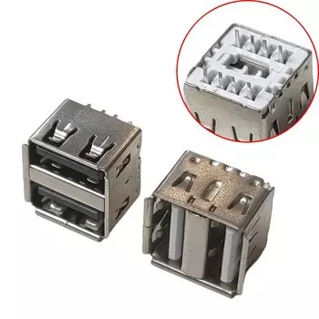 Разъемы USB 2.0 180 градусов 5 шт.