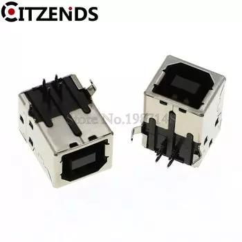 Разъемы USB 2.0 CITZENDS Square, 4-контактные, белые/черные, 10 шт