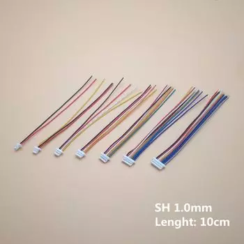 Разъемы YanYunDZ SH 1.0mm 2/3/4/5/6/7/8/9/10 Pin