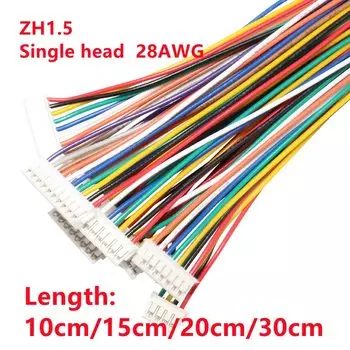 Разъемы ZH 1.5mm для проводов 28AWG