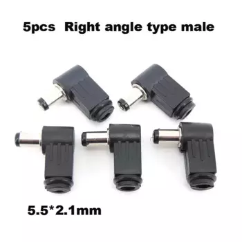 Разъём питания Gakaki 5,5*2,5 мм 5521 L1 (5 штук)
