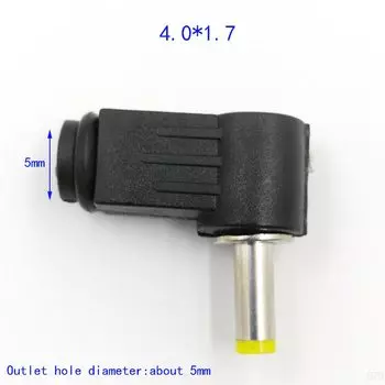 Штекерный разъем питания постоянного тока, адаптер 90 градусов, Штекерный разъем 5,5, x2, 1 мм/5,5, x2, 5 мм/4,8x1,7 мм/4,0x1,7 мм/3,5X1,3 мм/2,5x0,7 мм/2,0X0,6 мм