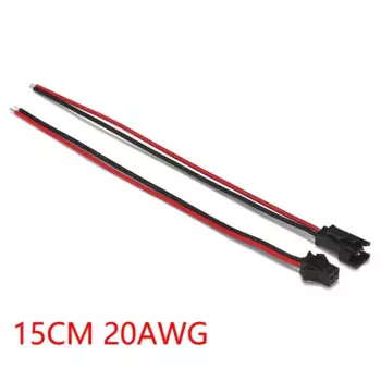 Разъёмы SM JST 2-контактные DelightFire 15/30 см