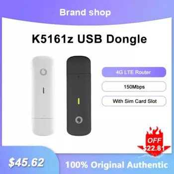Разблокированный мобильный широкополосный USB-модем Vodafone K5161z, 4G LTE, беспроводной роутер, 150 Мбит/с, для дома и офиса