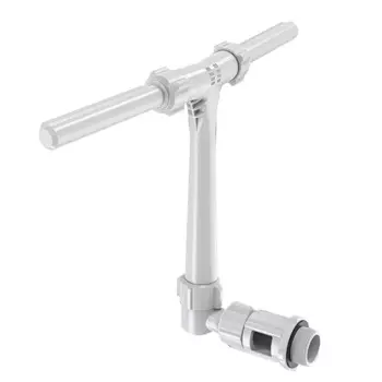 Разбрызгиватель для бассейна с двойной головкой, прочный подставка для фонтана с регулируемой высотой