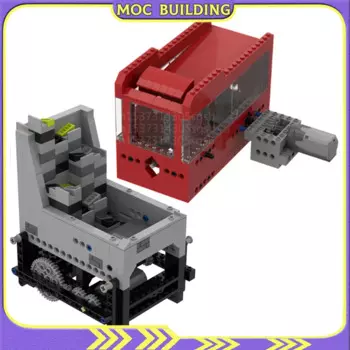 Раздельная Шаговая модель GBC для лестницы, строительные блоки MOC, Модель для сборки «сделай сам», строительные блоки, игрушка в подарок