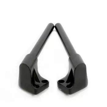 Разделенная ручка руля для мотоцикла KAWASAKI Ninja 300 300R 250 250R EX250, черный алюминий