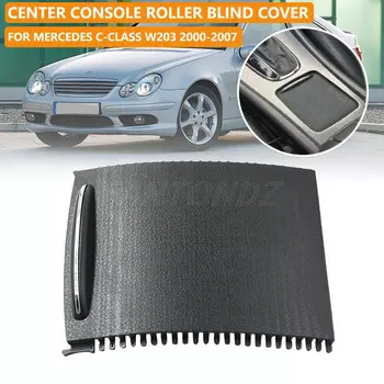 Раздвижные жалюзи на центральной консоли автомобиля, держатель для чашки, рулонная шторка для Mercedes-Benz C-Class W203 2000-2007 2036800123 9051