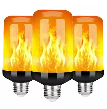 RAZEND Светодиодная лампа с эффектом пламени 9Вт