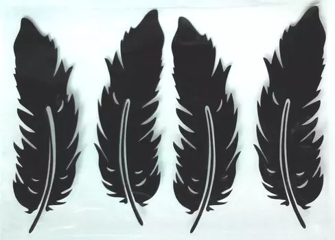 Различные размеры, автомобильная наклейка с летающими перьями, Стайлинг, наклейка, украшение, светоотражающая виниловая наклейка для автомобиля, наклейка на мотоцикл, чехол от царапин
