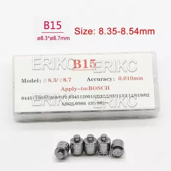 Размер B15, 8,35-8,54 мм, регулировочные прокладки топливной форсунки B15, прокладки клапана впрыска дизельного топлива, шайба для распылителя BOSCH