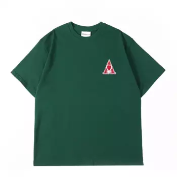 Разноцветная футболка с вышивкой для мужчин и женщин, свободная облегающая Повседневная футболка с рукавом до локтя