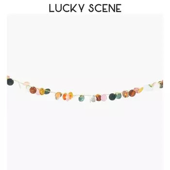Разноцветная пластиковая гирлянда Lucky Scene