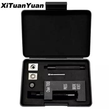 Разветвитель цепи мотоцикла, велосипеда, сплиттер, инструмент для заклепок, набор инструментов для ремонта, запускает звено цепи, звено цепи мотоцикла